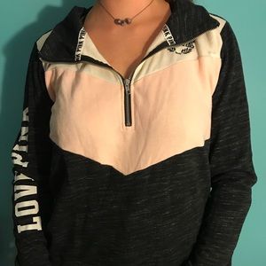 PINK Quarter-Zip Sweatshirt